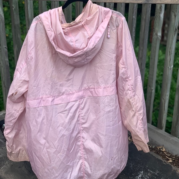 Asos Light Pink Rain Jacket - Picture 3 of 3
